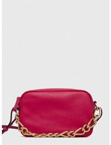 Red Valentino bőr táska rózsaszín