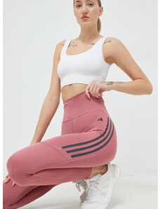 adidas Performance legging futáshoz DailyRun rózsaszín, nyomott mintás