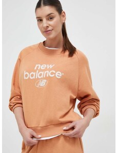 New Balance felső narancssárga, női, nyomott mintás