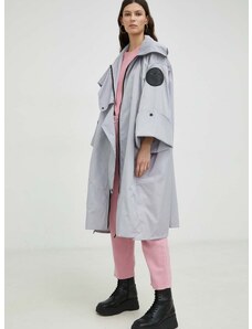 MMC STUDIO kabát női, szürke, átmeneti, oversize