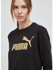 Puma felső fekete, női, mintás
