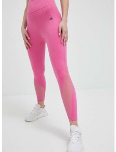 adidas Performance edzős legging Tailored HIIT rózsaszín, sima