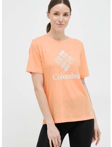 Columbia t-shirt női, narancssárga