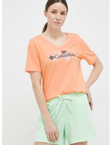 Columbia t-shirt női, narancssárga