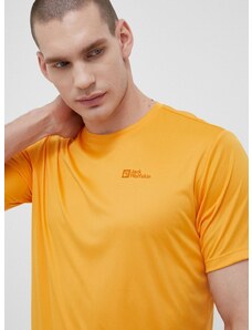 Jack Wolfskin sportos póló Tech narancssárga, sima