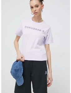 Converse pamut póló lila
