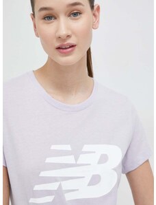 New Balance t-shirt női, lila