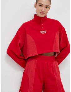 Reebok Classic pamut melegítőfelső piros, női