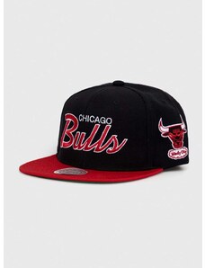 Mitchell&Ness baseball sapka Chicago Bulls fekete, mintás
