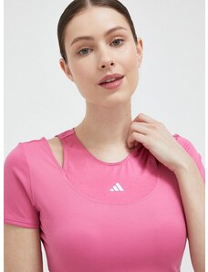 adidas Performance edzős póló HIIT rózsaszín