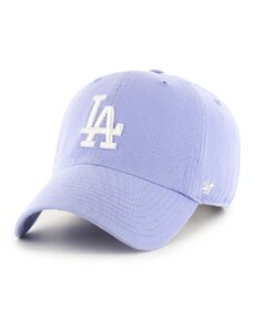 47brand pamut baseball sapka MLB Los Angeles Dodgers lila, nyomott mintás, B-RGW12GWS-LVB
