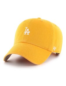 47brand pamut baseball sapka MLB Los Angeles Dodgers sárga, nyomott mintás
