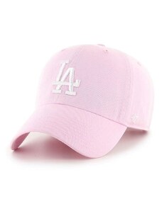 47brand pamut baseball sapka MLB Los Angeles Dodgers rózsaszín, nyomott mintás, B-RGW12GWSNL-PTA