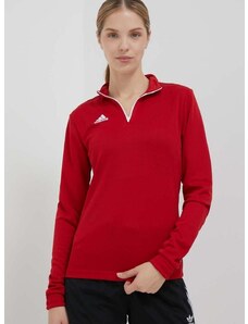 adidas Performance edzős pulóver Entrada 22 piros, sima, H57551
