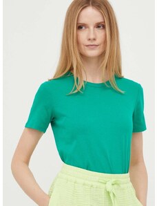United Colors of Benetton pamut póló zöld