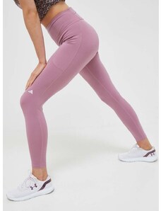 adidas Performance legging futáshoz DailyRun rózsaszín, sima