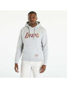 Férfi kapucnis pulóver Mitchell & Ness NBA Team Logo Hoody Lakers Grey