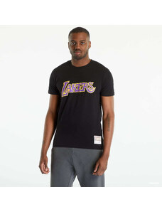 Férfi póló Mitchell & Ness NBA Team Logo Tee Lakers Black