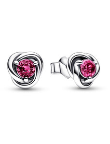 Pandora ékszer Pink örökkévalóság körök ezüst fülbevaló