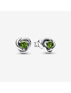 Pandora ékszer Tavasz zöld örökkévalóság körök ezüst fülbevaló