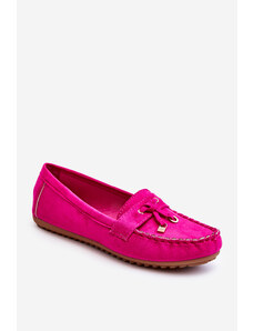 Kesi Classic suede loafers Fuchsie Good Time