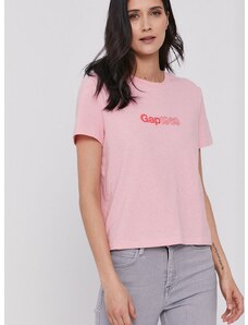 GAP t-shirt női, rózsaszín