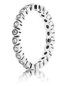 Pandora ékszer Kis kör örökkévalóság ezüst gyűrű cirkóniával