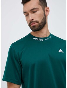 adidas pamut póló zöld, nyomott mintás