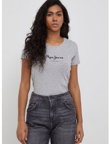Pepe Jeans t-shirt New Virginia Ss N női, szürke
