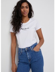 Pepe Jeans t-shirt New Virginia Ss N női, fehér