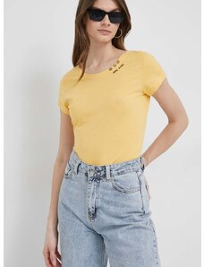 Pepe Jeans t-shirt Ragy női, sárga