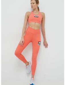 LaBellaMafia edzős legging Go On narancssárga, női, nyomott mintás