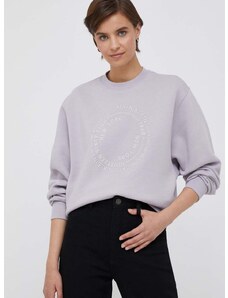 Calvin Klein felső lila, női, nyomott mintás