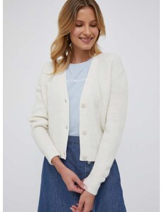 Calvin Klein gyapjúkeverék pulóver bézs, női, meleg