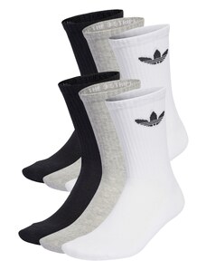 ADIDAS ORIGINALS Zokni 'Trefoil Cushion' szürke / fekete / fehér