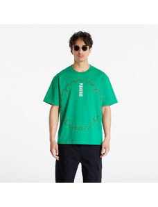 Férfi póló PLEASURES Saw Heavyweight T-Shirt Green