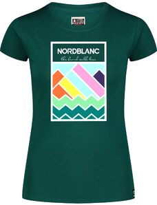 Nordblanc Zöld női pamutpóló SUNBOW