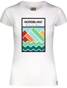 Nordblanc Fehér női pamutpóló SUNBOW