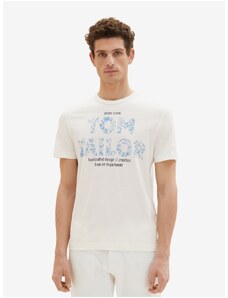 Krém férfi póló Tom Tailor - Férfi