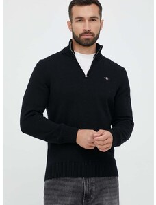 Gant pamut pulóver fekete