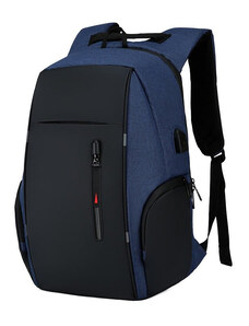 OEM Férfi hátizsák Harvey GT1476, Többfunkciós, USB porttal, Kék
