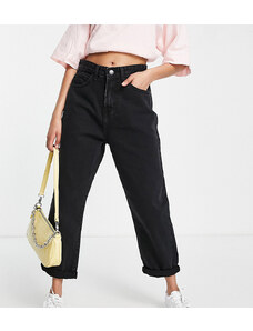 Don't Think Twice DTT Petite Lou mom jeans in vintage black