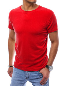 BASIC Piros egyszínű férfi póló Dstreet RX5306