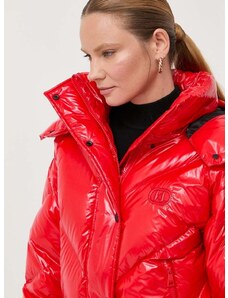 Karl Lagerfeld pehelydzseki női, piros, téli
