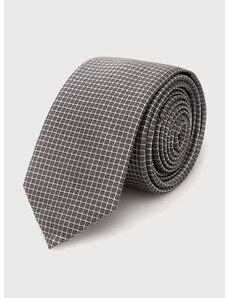 HUGO nyakkendő selyemkeverékből szürke