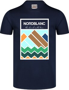 Nordblanc Kék férfi pamutpóló COLOUR