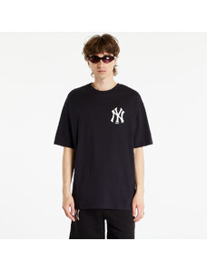Férfi póló New Era Mlb Team Graphic Bp Os Tee New York Yankees Black/ Optic White