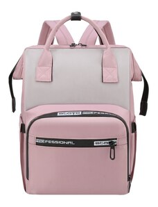 Carla Női babakocsi hátizsák Nolai rózsaszín-szürke Universal