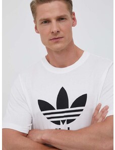 adidas Originals pamut póló fehér, férfi, nyomott mintás