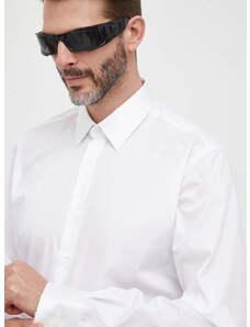 Karl Lagerfeld pamut ing férfi, galléros, fehér, regular